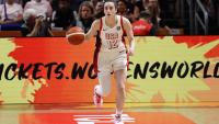 Caitlin Clark stats in USA’s FIBA World Cup game vs Czechia on Monday