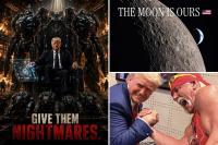 Trump floods social media with AI images annexing two countries, renaming a state and claiming ownership of the moon