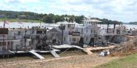 Boats from Pittsburgh and West Virginia make multi-day journeys to Marietta