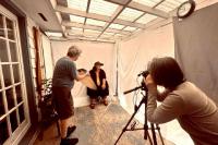 Passion for textiles and photography melded into artistic exhibit