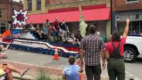 Hundreds line downtown Canton streets for 118th Labor Day parade People lined the streets of downtown Canton, North Carolina, to watch the annual Labor Day parade.