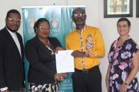 The UWI Five Islands Campus and Bar Association Sign MOU