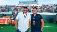 My dad taught me to love sports, and this weekend he got to see where it took me