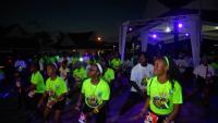 Hundreds Take Part In Tobago 5K Glow Run
