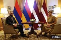 The Armenian Foreign Minister held talks with the President of Latvia.