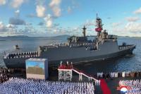 N Korea deploys warship ‘capable of annihilating retaliatory strikes’