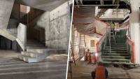 How Faradays installed two feature staircases with contrasting designs