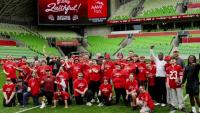 San Francisco 49ers team up with Australia Special Olympic athletes for football clinic