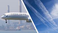 Cathay Pacific tests Google AI that dramatically cuts airplane contrails — tiny altitude shifts slash environmental impact by 40% in early trials