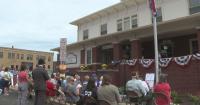 Adair County Historical Society Museum dedicates new flagpole