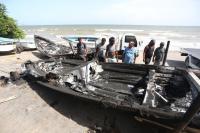 Fishermen accuse authorities of neglect as 3 pirogues torched in Morne Diablo