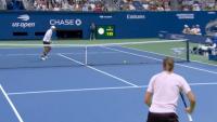 Italian wins epic point against Zverev