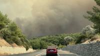 Turkey wildfire: Residents evacuated as flames spread towards homes in Antalya