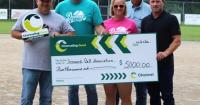Lee County Channel SeedPro directs Channeling Good donation to Denmark Ball Association