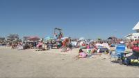 Rhode Islanders soak up final unofficial day of summer at Narragansett beach