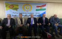 Qamishlo... The Kurdistan Democratic Party - Syria receives well-wishers for the release of Talib Ibrahim