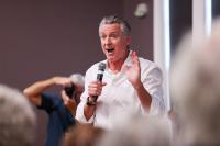 Gavin Newsom teases 2028 presidential election bid during campaign tour