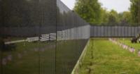 Traveling Vietnam Veterans Memorial Wall at Showboat Park draws impressive turnout Friday