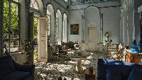 Inside a beautifully restored 19th-century Damascus home