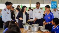 Japan-Funded WFP Meals Support Displaced Children in Preah V...