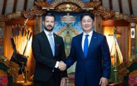 Presidents Khurelsukh, Milatović Hold Official Talks