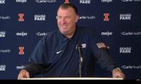Watch: Illinois coach Bret Bielema press conference pre-Duke