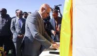 Ndiago: President of Republic Lays First Stone of High Voltage Power Line…