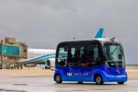 Oman Airports tests self-driving electric vehicle at Salalah Airport