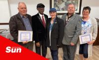 Rotary district governor inducts two Amanzimtoti members