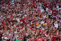 Students travel to Lambeau Field as the Badgers take on the Fighting Irish