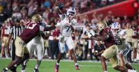 Jennings lights up Florida State with 430 yards; SMU wins delayed game, 27-24