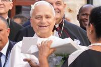 AP News: Pope Leo XIV unveils a fresco at the sanctuary where he prayed after his election last year