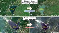 Satellite imagery shows reservoir drought worsening across North Korea