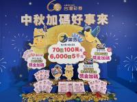 Taiwan Lottery adds 70 NT$1m prizes for Mid-Autumn Festival