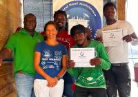 CARE SKN Partners  with Department  of  Marine  Resource  and  Blue Marine Foundation  to Train Local Reef Check ECODivers