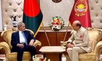 Bangladesh President Urges Swift Resolution of Outstanding Issues With India