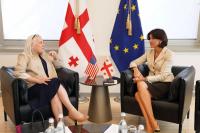 Foreign Ministry: Maka Botchorishvili held a meeting with U.S. Chargé d’Affaires Courtney Ostrien in Georgia – the sides expressed readiness to deepen bilateral relations