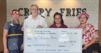 McDonald’s Saipan donates $10,000 to Salvation Army in support of community assistance and disaster relief efforts