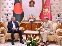 Bangladesh President Alamgir calls for fair sharing of common river waters and resolution of unresolved issues with India