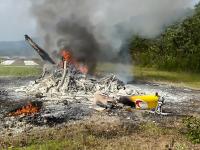 5 killed in helicopter crash in Malaysia's Sarawak