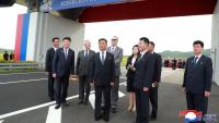 Russia, North Korea open first road link across shared border