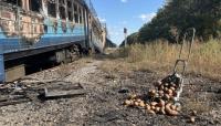 Russians strike diesel train in Sumy region, nine injured