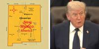 Democrats are not amused by Trump's plan to rebrand New Mexico