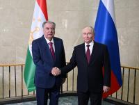 Emomali Rahmon, Vladimir Putin Discuss Tajik-Russian Cooperation and Regional Security in Bishkek