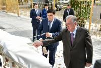 President Emomali Rahmon Inaugurate New 800-Student Imkon School in Dushanbe