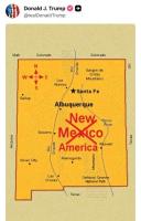 Governor Pushes Back After Trump Floats Renaming New Mexico as “New America”