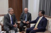 AL HAMMADI MEETS UZBEKISTAN SENATE OFFICIAL