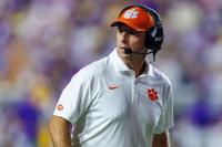 Clemson coach Dabo Swinney bristles at question about roster construction