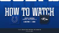 How to watch the Baltimore Ravens at Indianapolis Colts on September 13, 2026