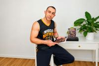 Dimitris James Iordanidis turns gym struggles into comedy debut book